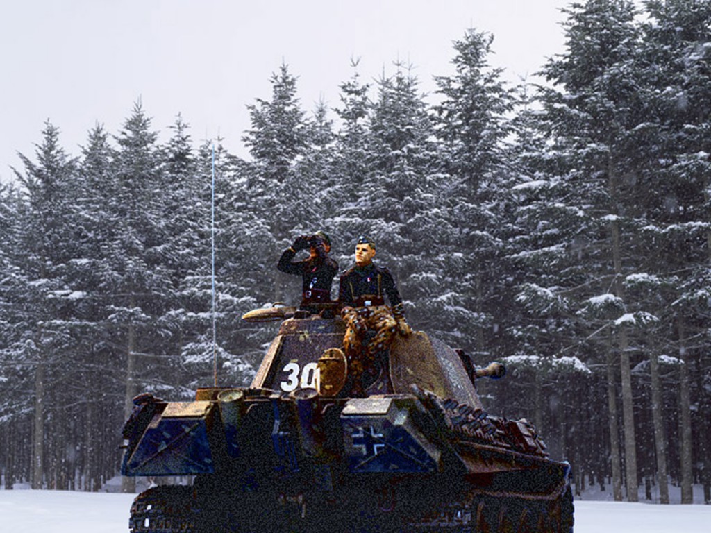 アルデンヌ戦線のパンターG型戦車