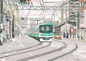 路面電車の走る街