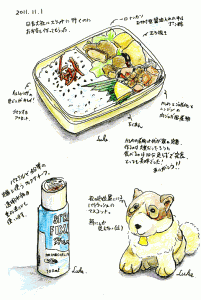 2011-11-01お弁当とパトラッシュ