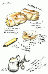 2011-11-12　ロールパンとドーナツ