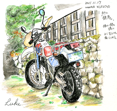 　愛車HONDA-XLR250R